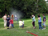 Wasserspiele der Freiwilligen Feuerwehr Stahmeln